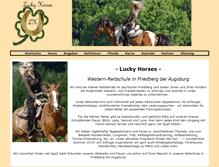 Tablet Screenshot of lucky-horses.com